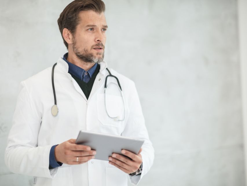 Patient portal booking screen