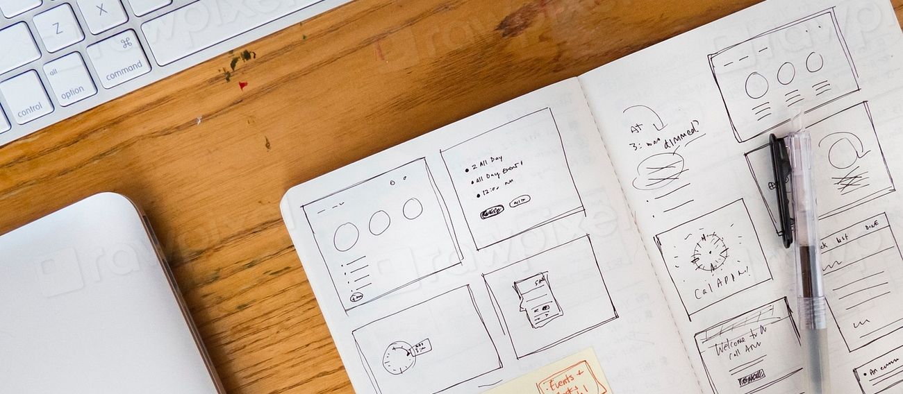 Website development workspace